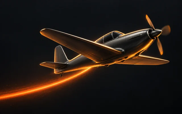 Original illustration of an aircraft for the crash-game category